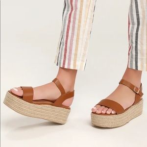 Lulus cross platform sandal